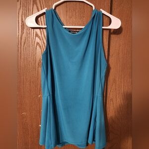 Women's Blue Sleeveless Top